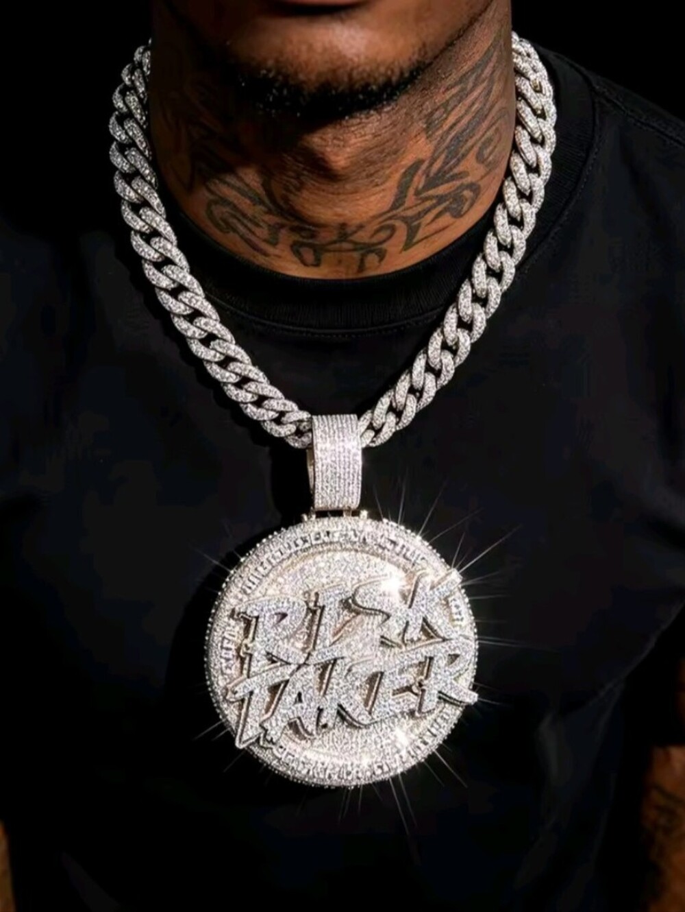 Men And Women Exquisite Jewelry Full Diamond English Combination Necklace